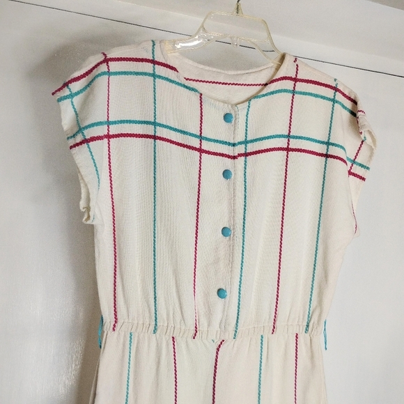 vintage Pants - VINTAGE COTTON JUMPSUIT